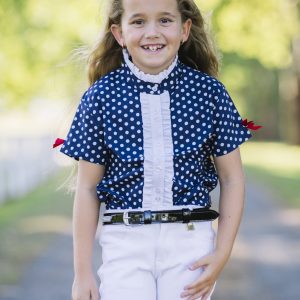 Hope & Henry Girls Frill Sleeve Embroidered Top 