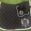 HH Equestrian Black Saddle Cloth