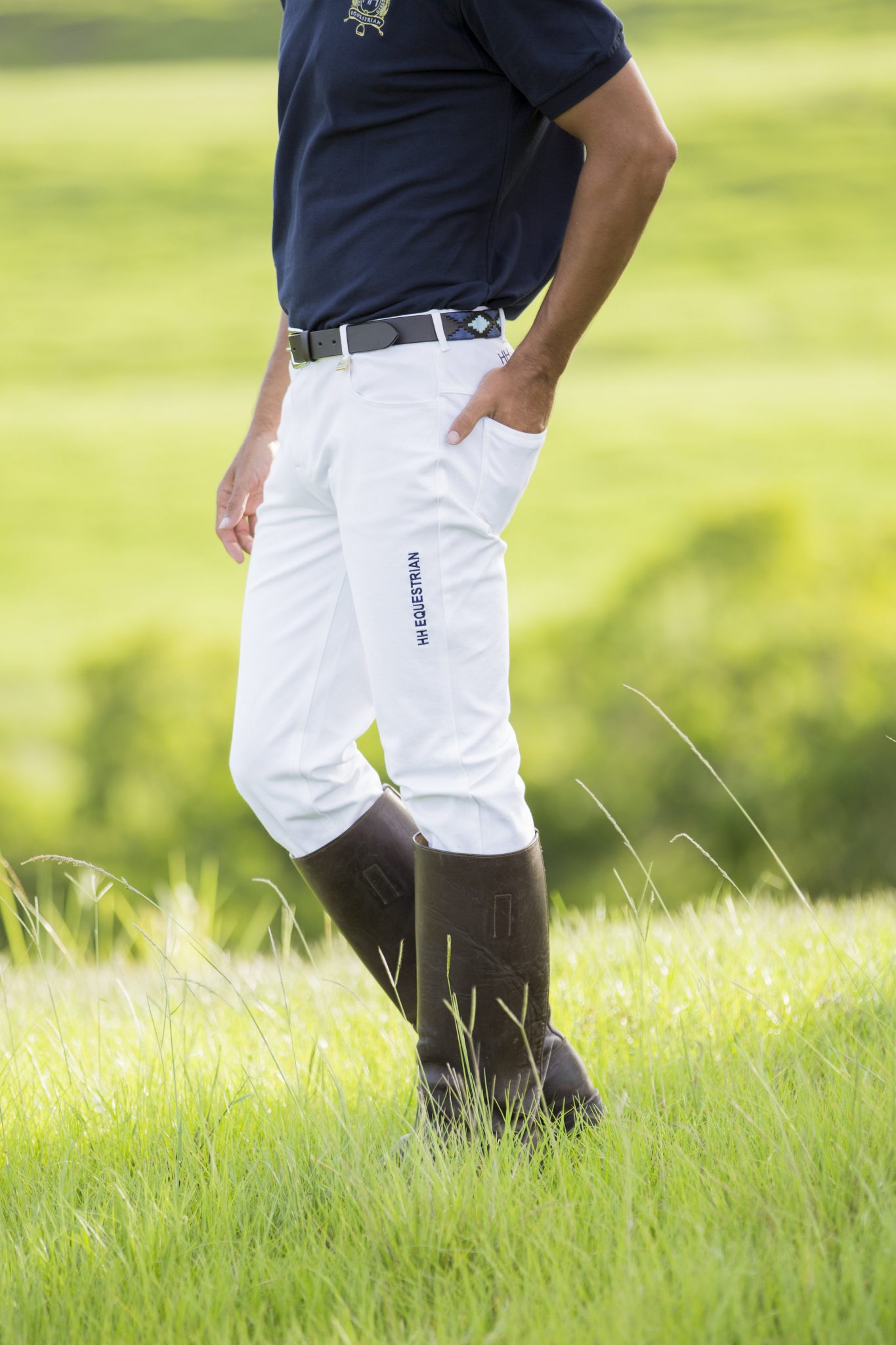 polo shirt and jeans men