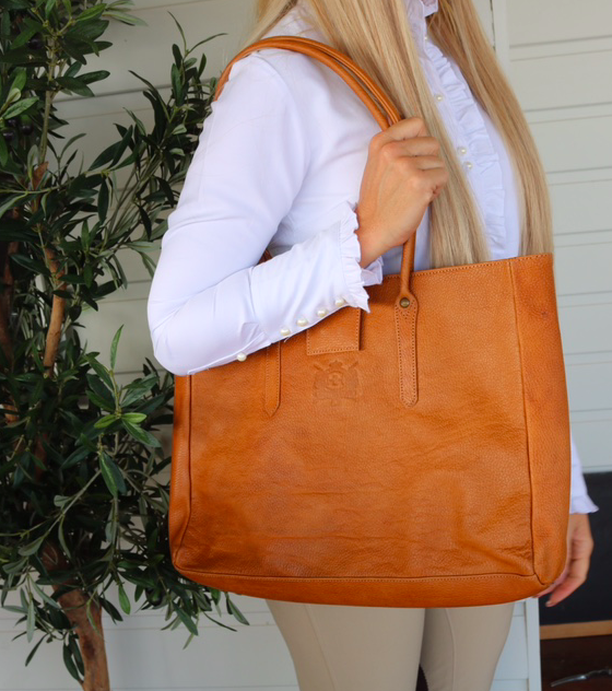 Ladies Tan Leather Bag