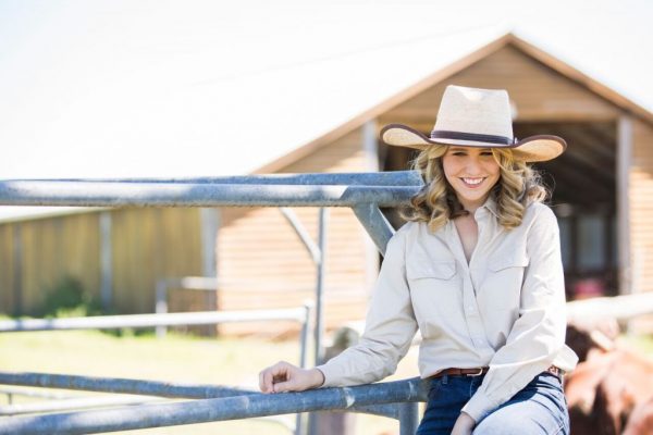 Ladies Dust Collection Work Shirt Beige