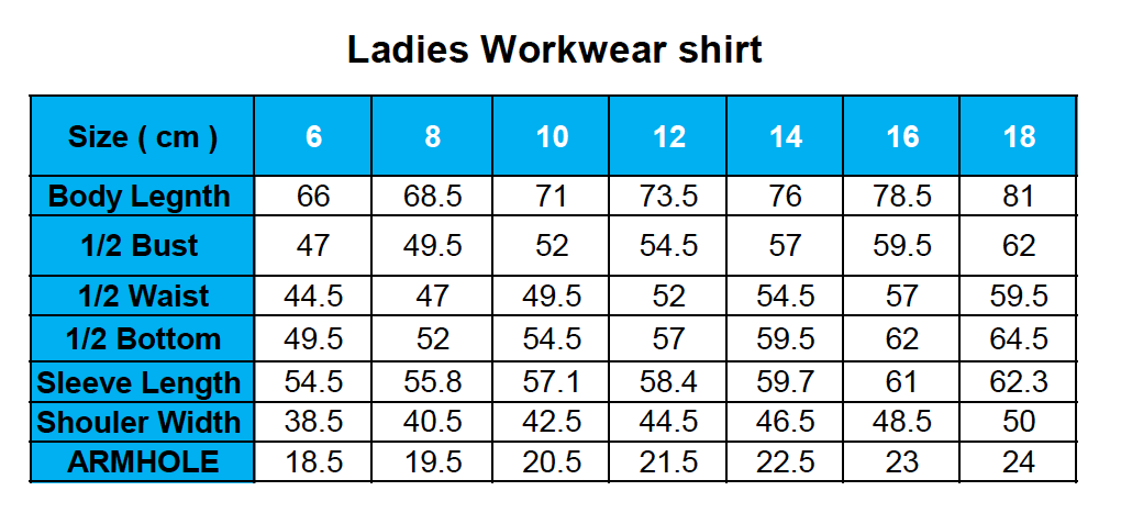 Ladies Dust Collection Work Shirt Navy