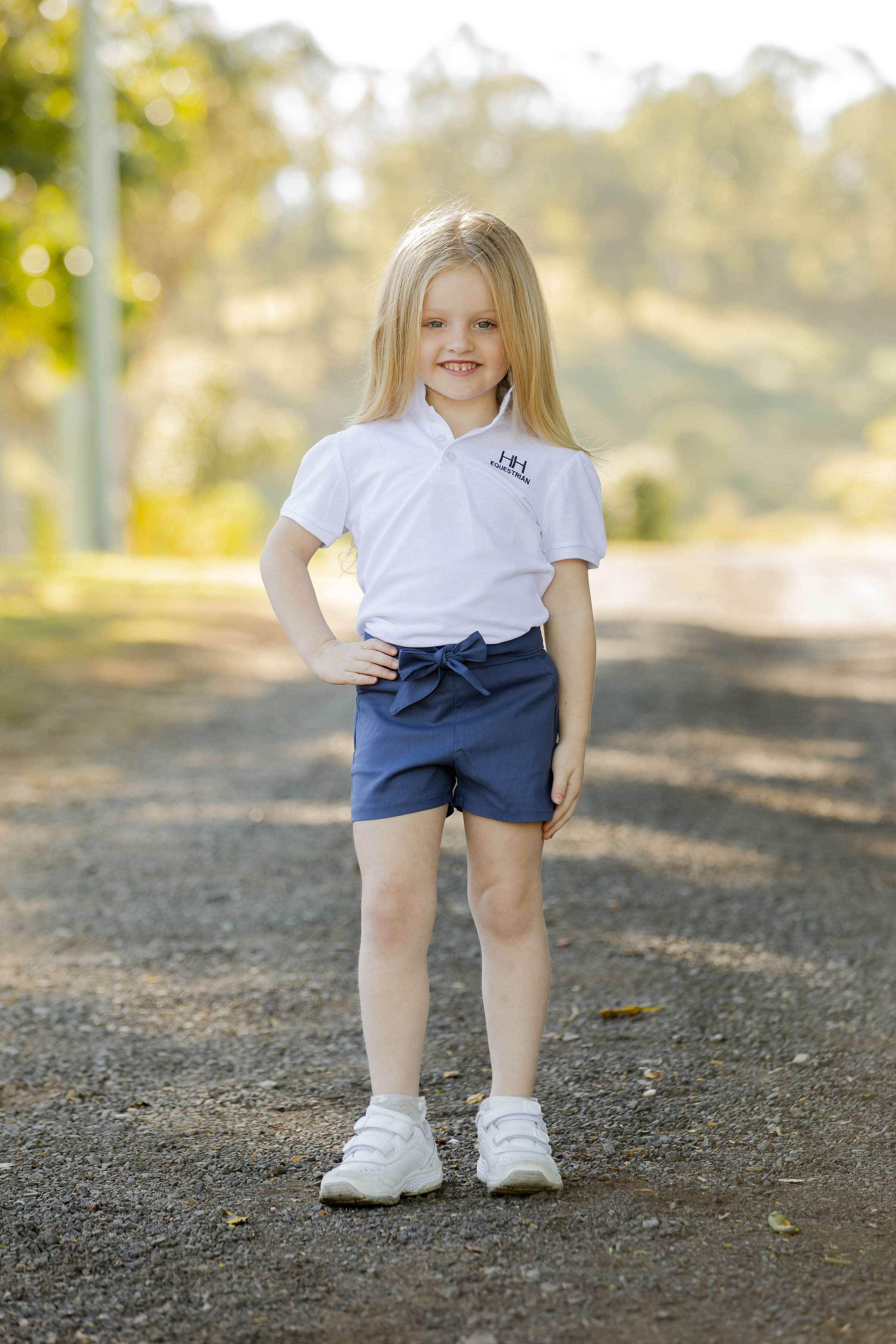 Girls Shorts Navy 