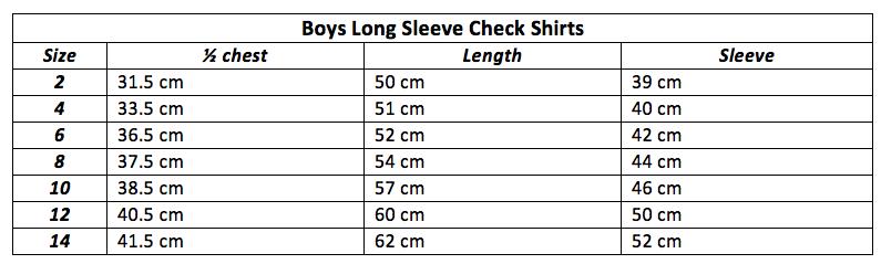 Boys Green Long Sleeve Check