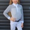 Girls Grey Airflow show shirt