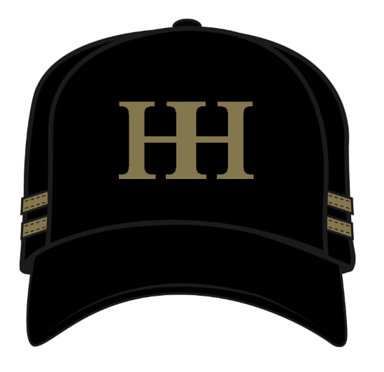 Black \u0026 Champagne HH Trucker Cap