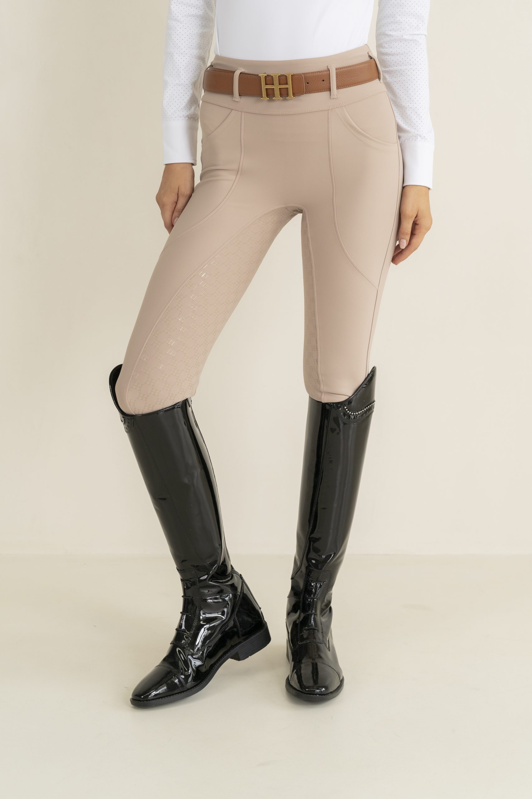 Ladies Beige competition tights - Image 13