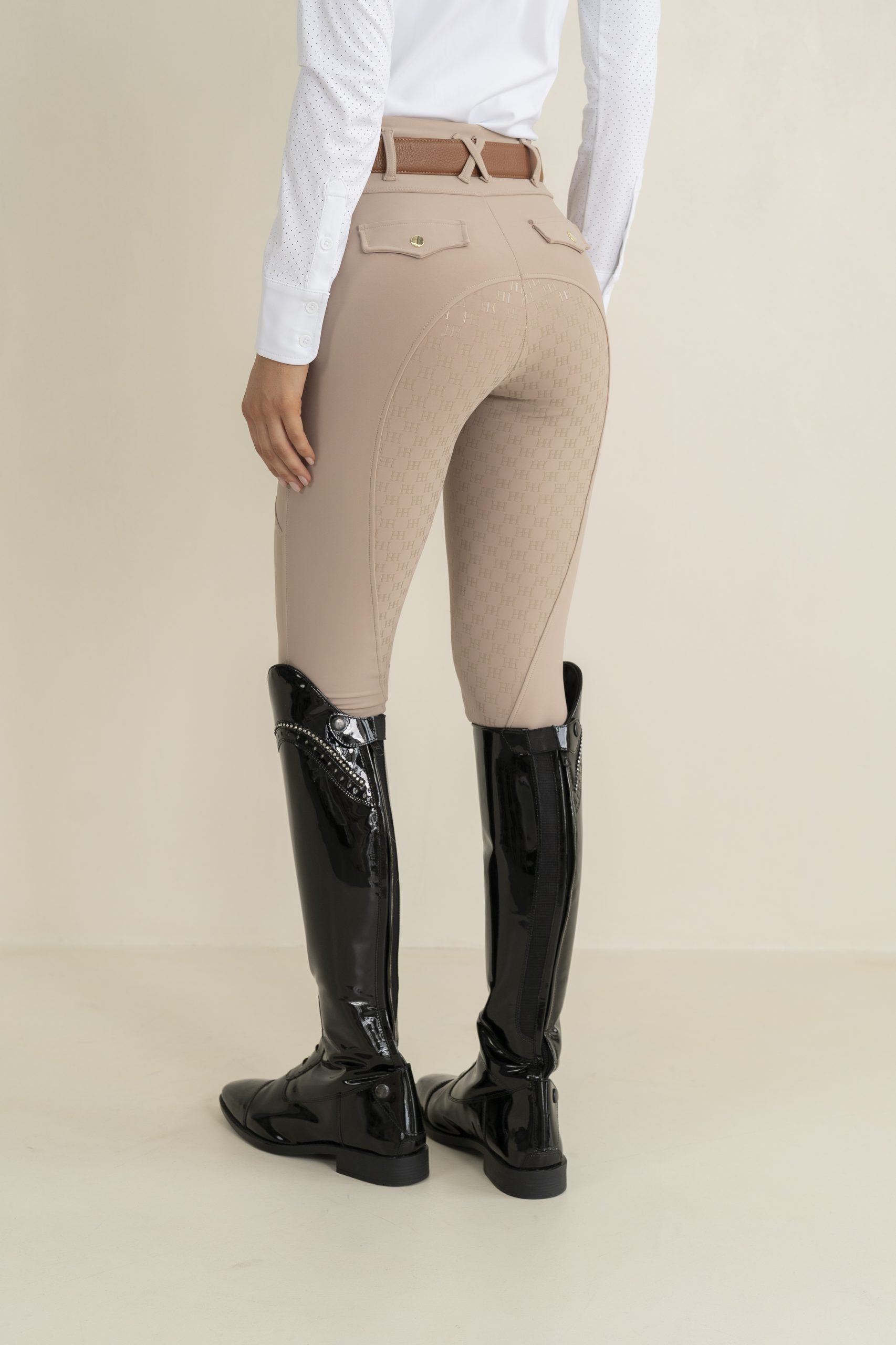 Ladies Beige competition tights - Image 11
