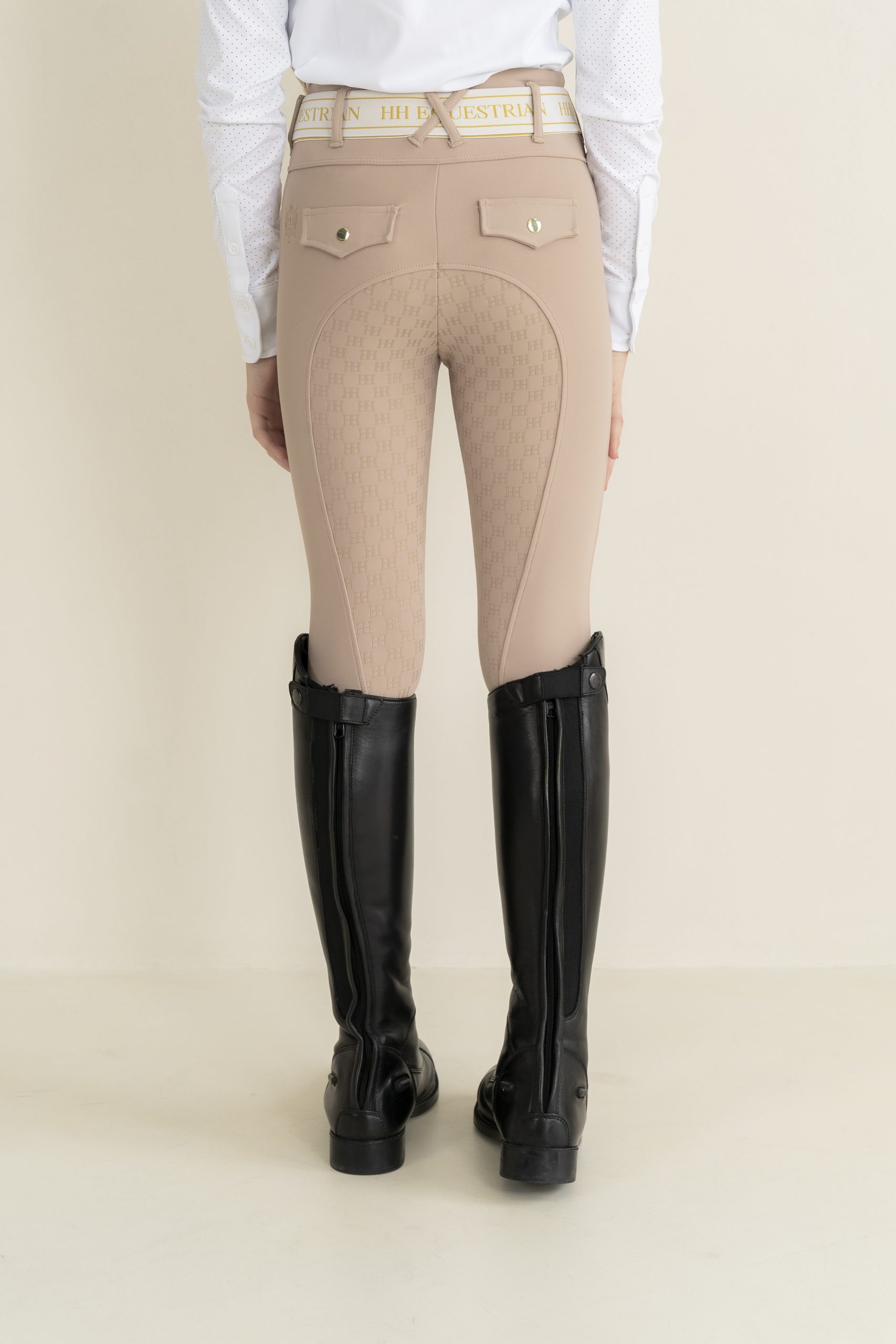 Ladies Beige competition tights - Image 6