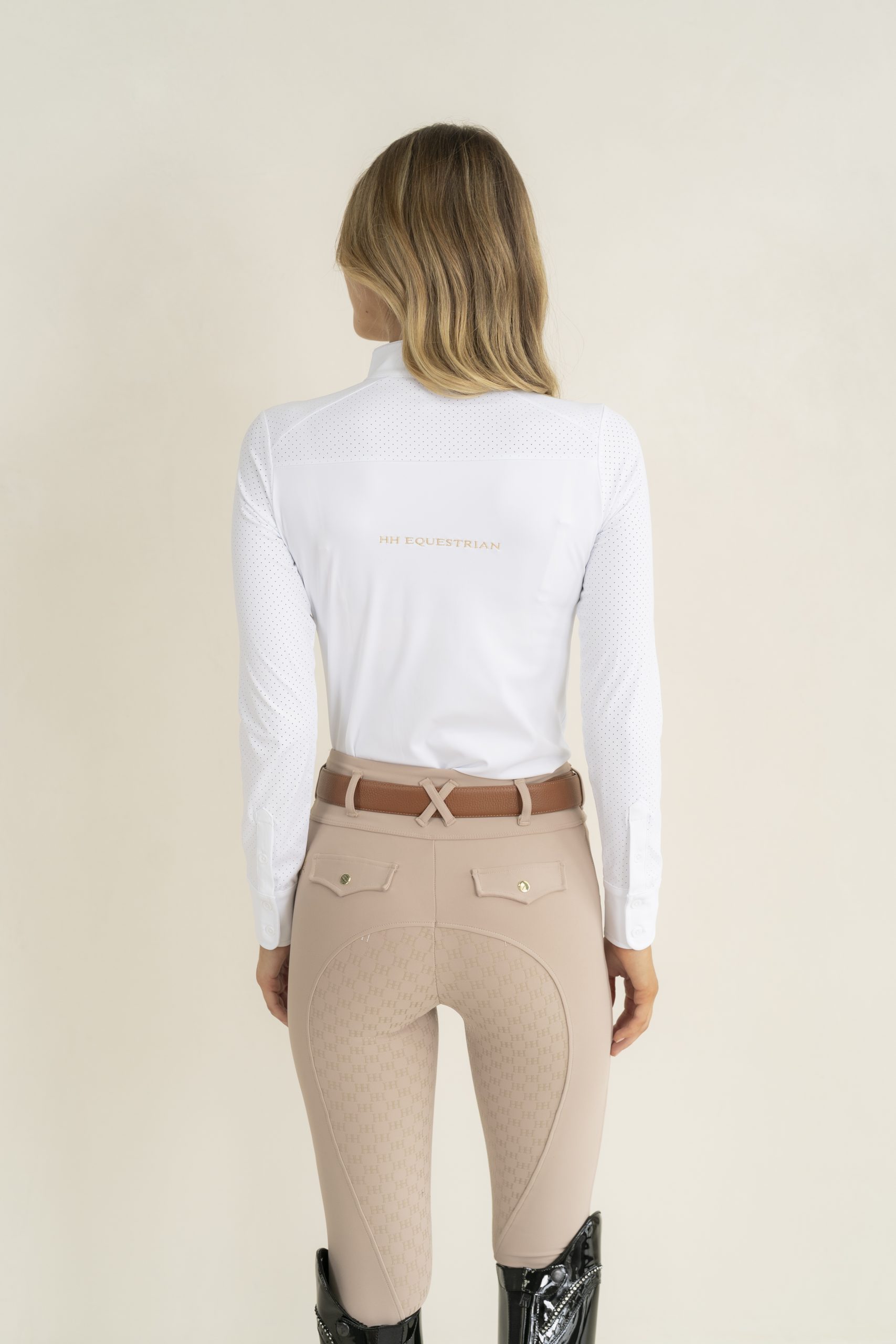 Ladies Beige competition tights - Image 4