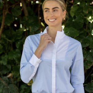 Ladies Long Sleeve Stripe Show Shirt