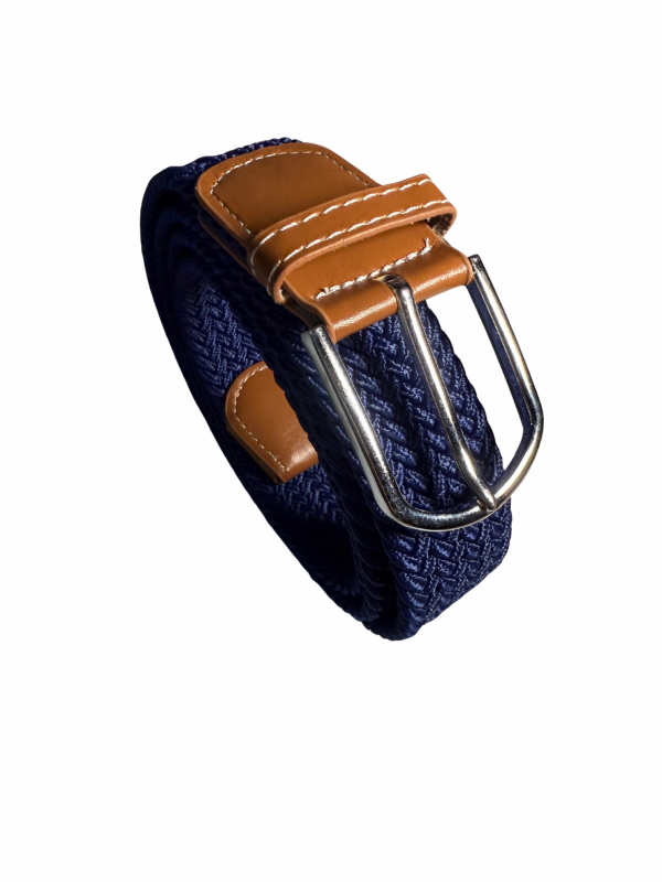 Navy stretchy belt