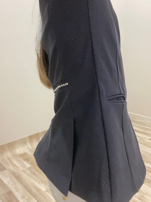 Kids Navy  Show Jacket New Euro Fabric with Diamond Detail - Image 10
