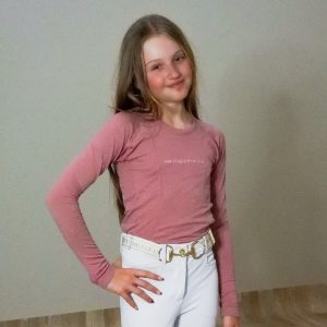 Ladies Crew Neck Light Dusty Pink