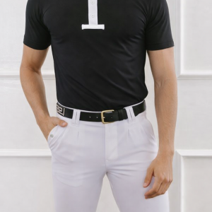 Mens NEW Short Sleeve Show Shirt Black