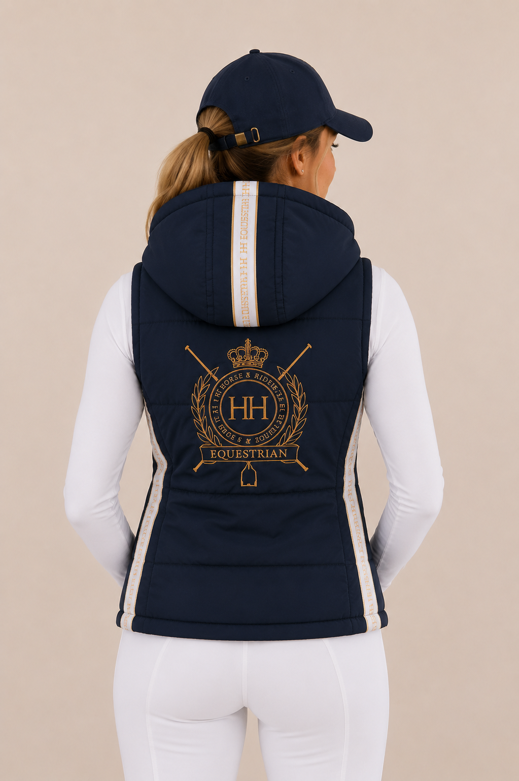 Signature Navy Logo Vest - Image 2