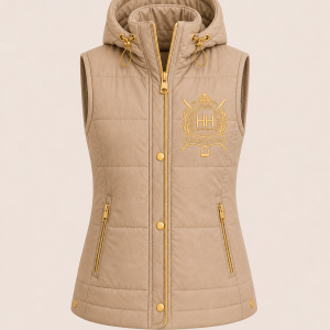 Signature Beige Logo Vest
