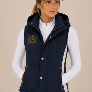 Signature Navy Logo Vest