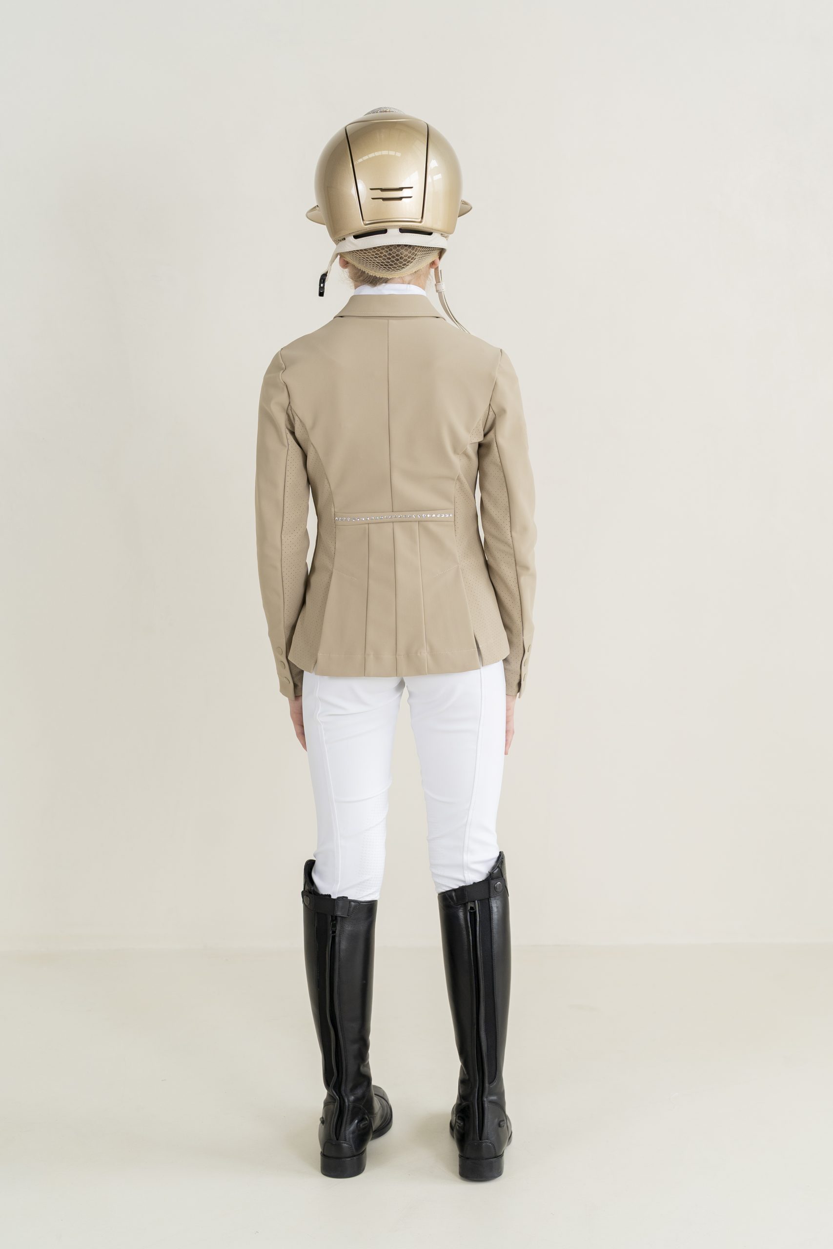 Heritage Collection Ladies & Kids Beige Euro Fabric Show Jacket - Image 3