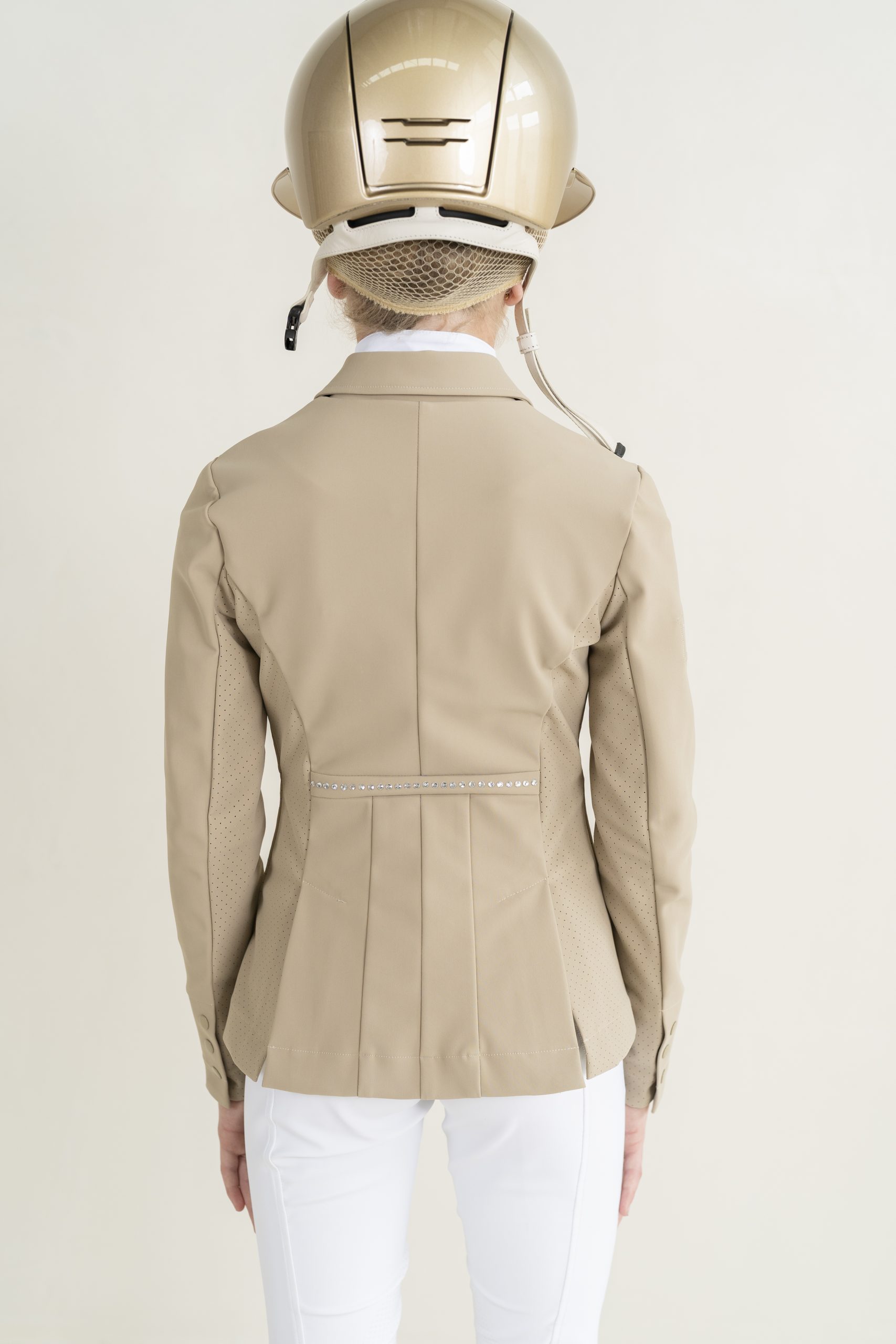 Heritage Collection Ladies & Kids Beige Euro Fabric Show Jacket - Image 4