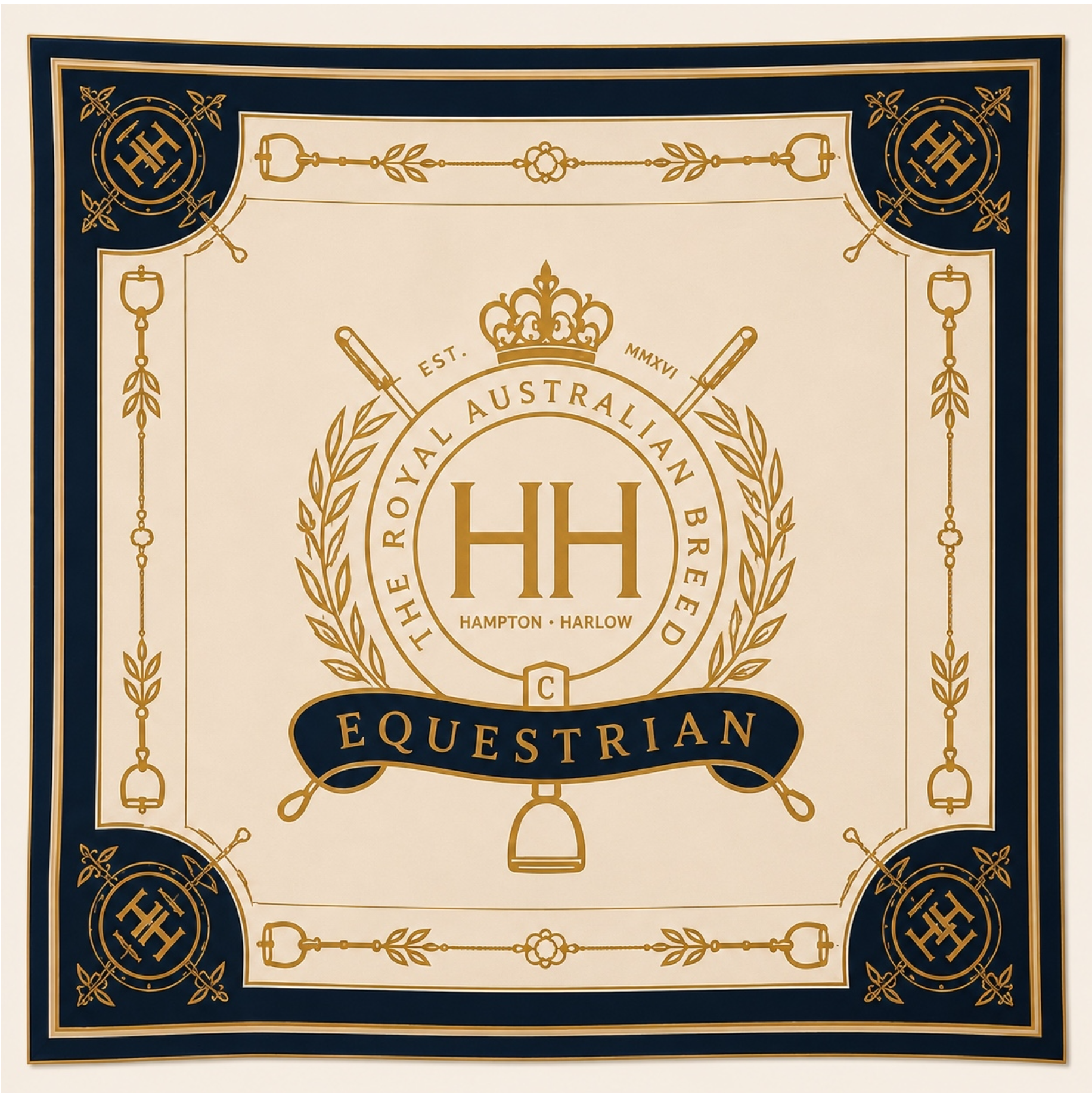 Heritage Collection Navy & Beige