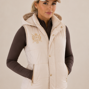 Signature Beige Logo Vest